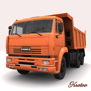 KAMAZ 6520 dumptruck Russian car