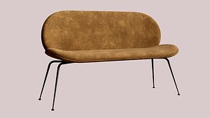 3D Modern Upholstered Bench