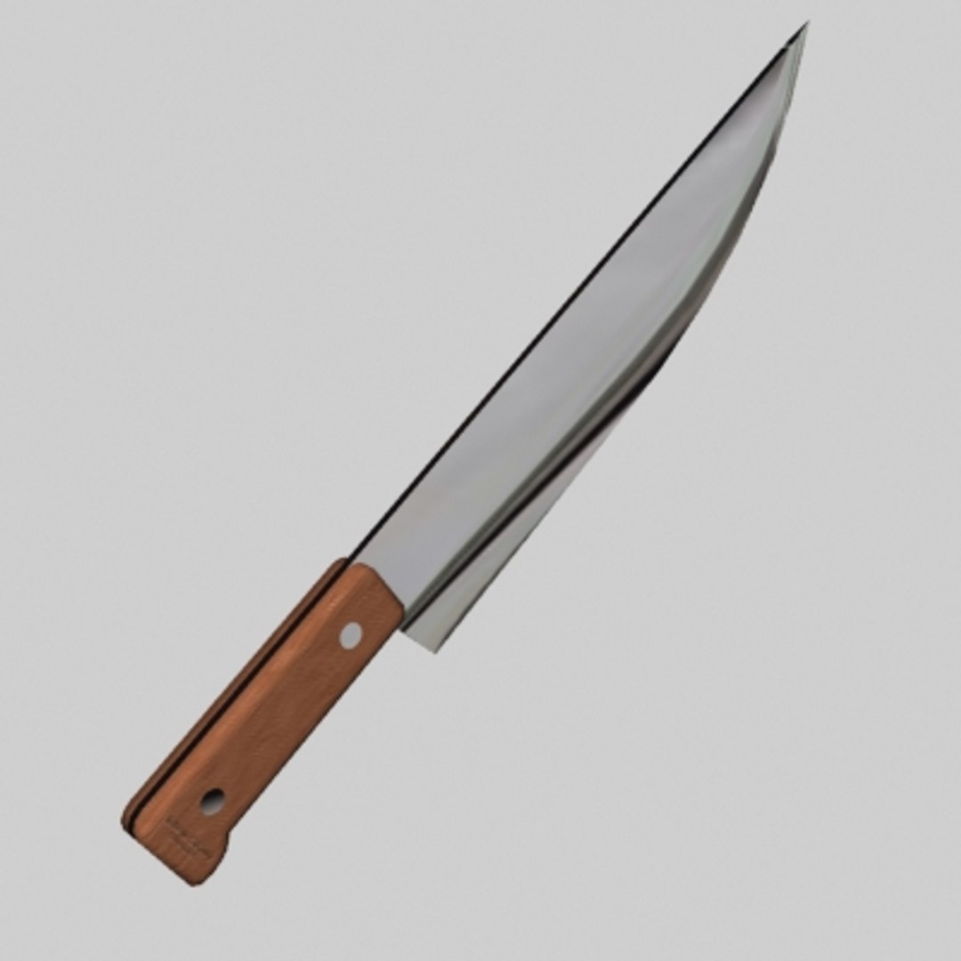 3d butcher knife