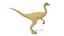 Low Poly Cartoon Gallimimus Dinosaur model