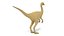Low Poly Cartoon Gallimimus Dinosaur model