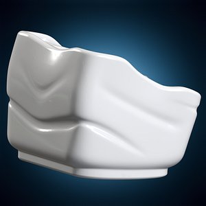 3D Wavy Desktop Organizer 3D Printable model