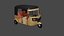 Bajaji tuktuk toktok rickshaw baby taxi three wheel tricicle
