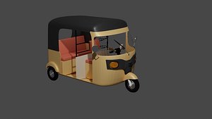 Bajaji tuktuk toktok rickshaw baby taxi three wheel tricicle