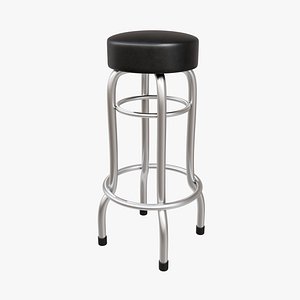 Guitar chair 2 PBR 3D model