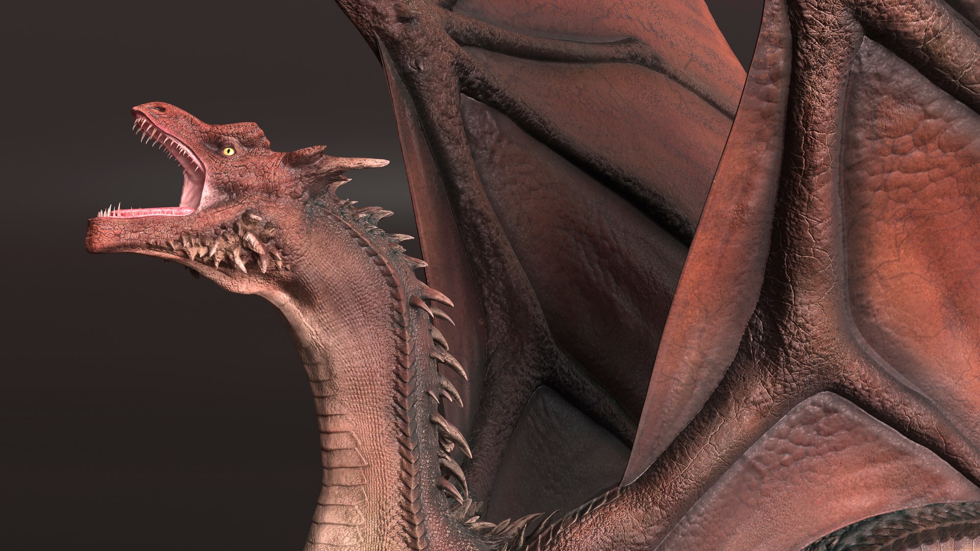 3D Fantasy Dragon Rigged For Maya - TurboSquid 2271167