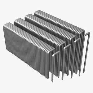 3D model Pneumatic Nail Guns Set