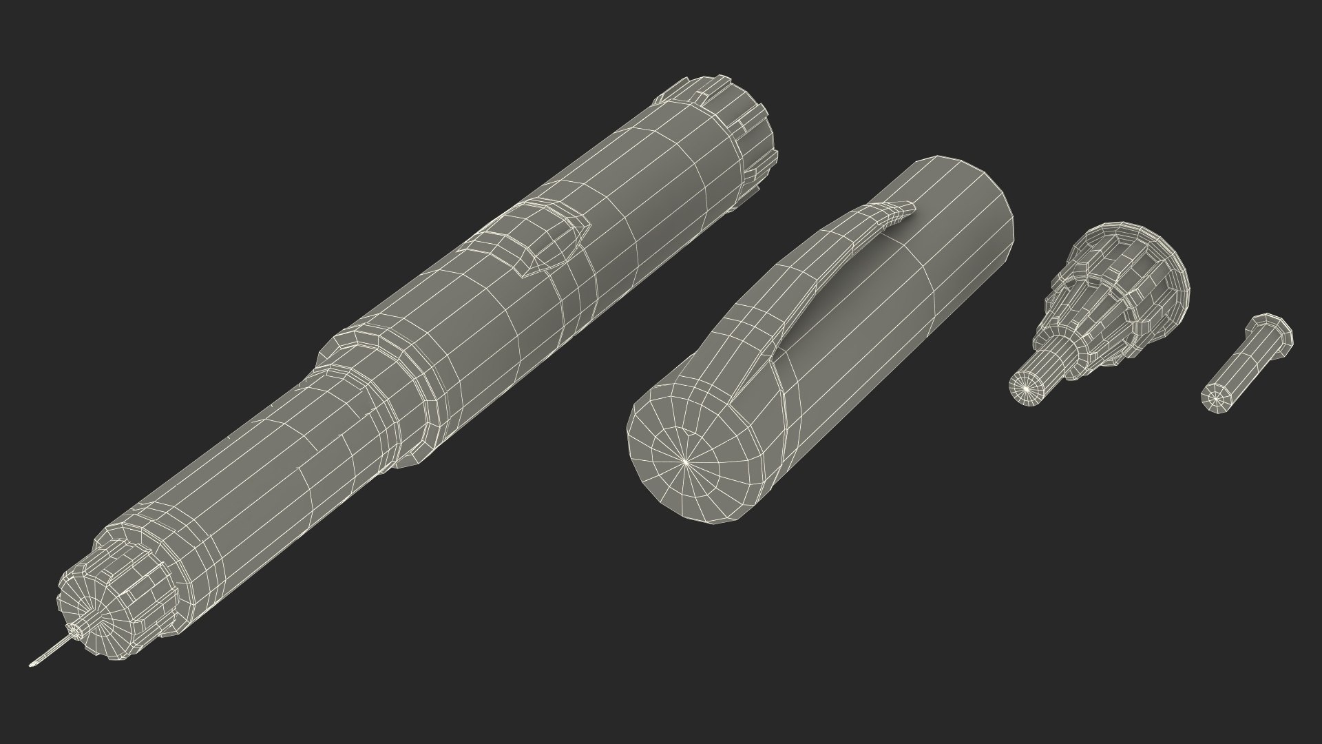 3D Smart Injector Pen 300ml Gray Model - TurboSquid 2089626