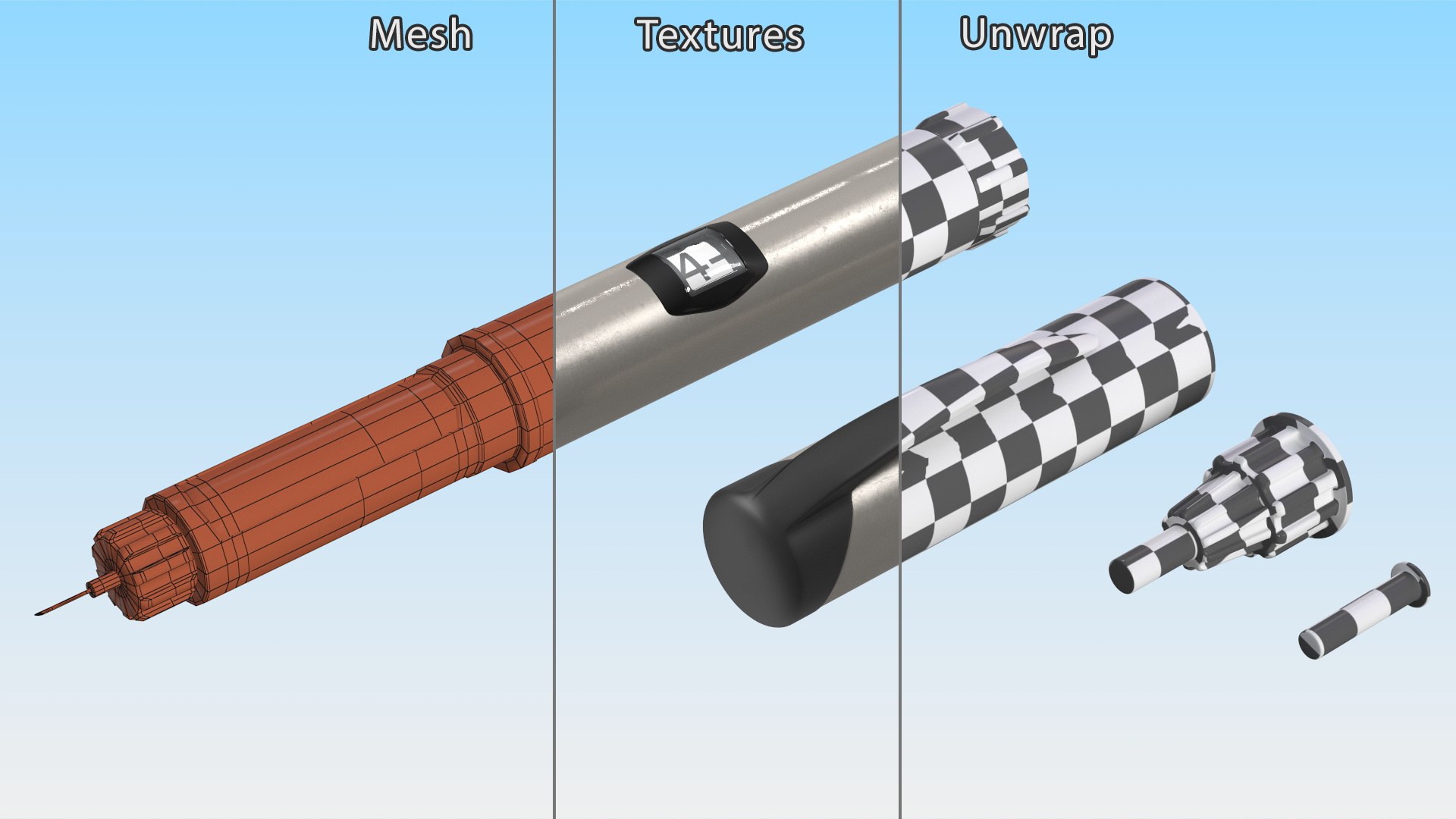 3D Smart Injector Pen 300ml Gray Model - TurboSquid 2089626