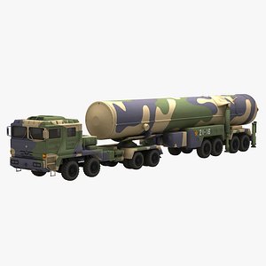 chinese df-31 missile rocket 3D model