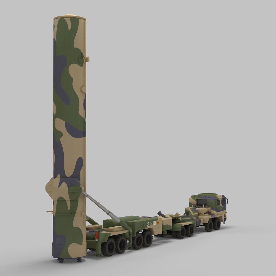 Chinese Df-31 Missile Rocket 3D Model - TurboSquid 1205831