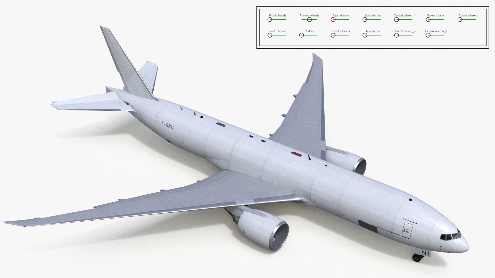 3D Commercial Freighter Airplane Boeing 777 Rigged - TurboSquid 2343136