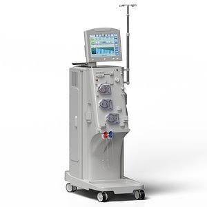 3D dialysis machine modelled