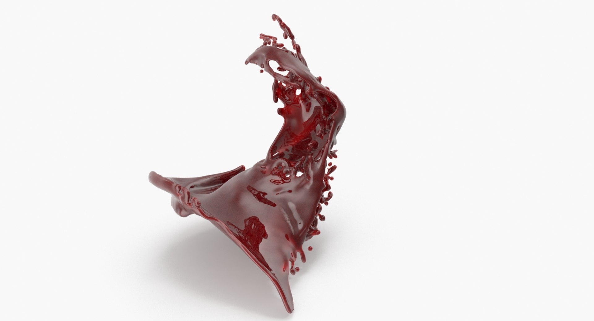 3D Model Realistic Blood Splash 3 - TurboSquid 1210181