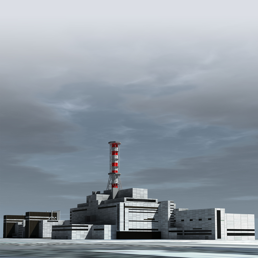свободно 3D модель Чернобыльская АЭС - TurboSquid 1364109