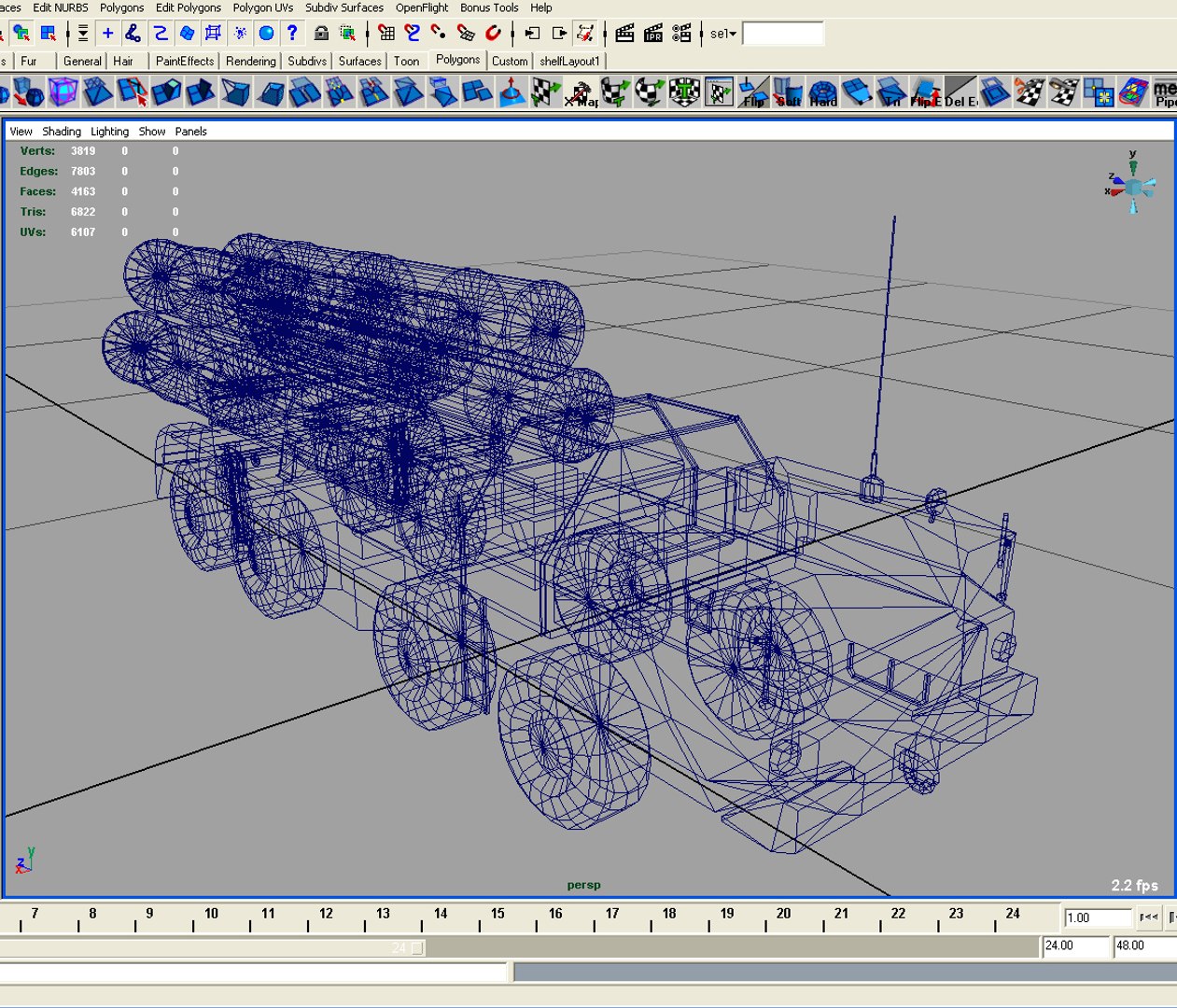 3d Model S-300 Sam Tels