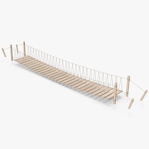 Rope Bridge 3D model