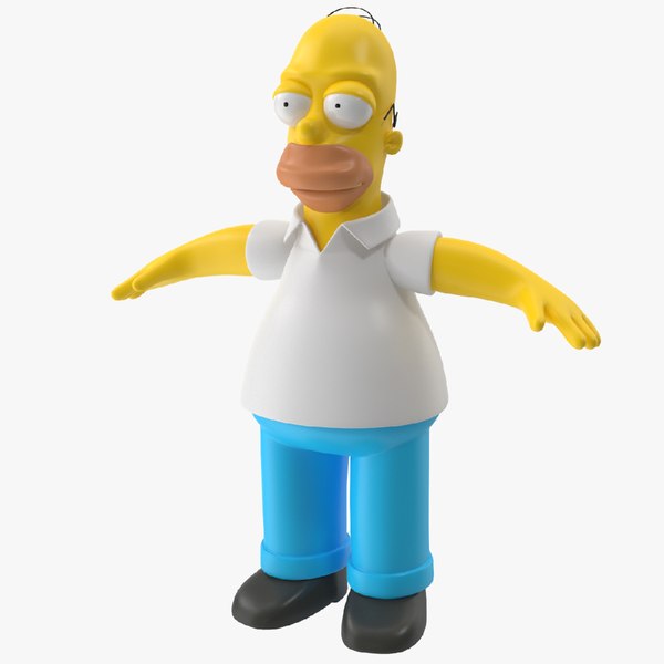 modelo 3d Homer Simpson Versión 2 - TurboSquid 1561647