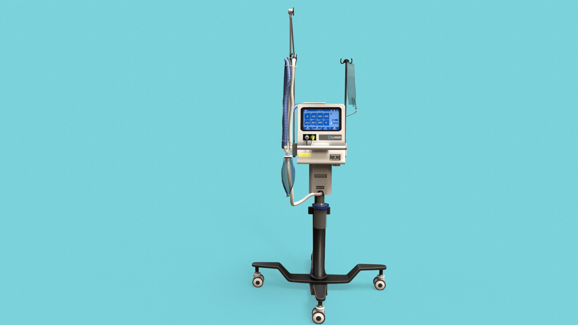 3D Model Medical Ventilator LowPoly 3D Model - TurboSquid 2080464