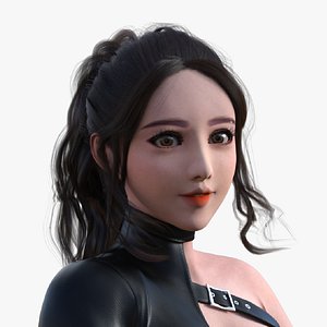 Shania - Game Ready Low-poly 3D model 3D model