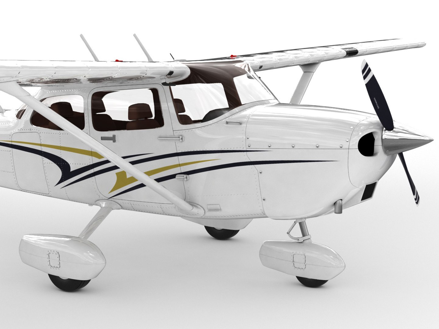 Cessna 172 Skyhawk 3d Model