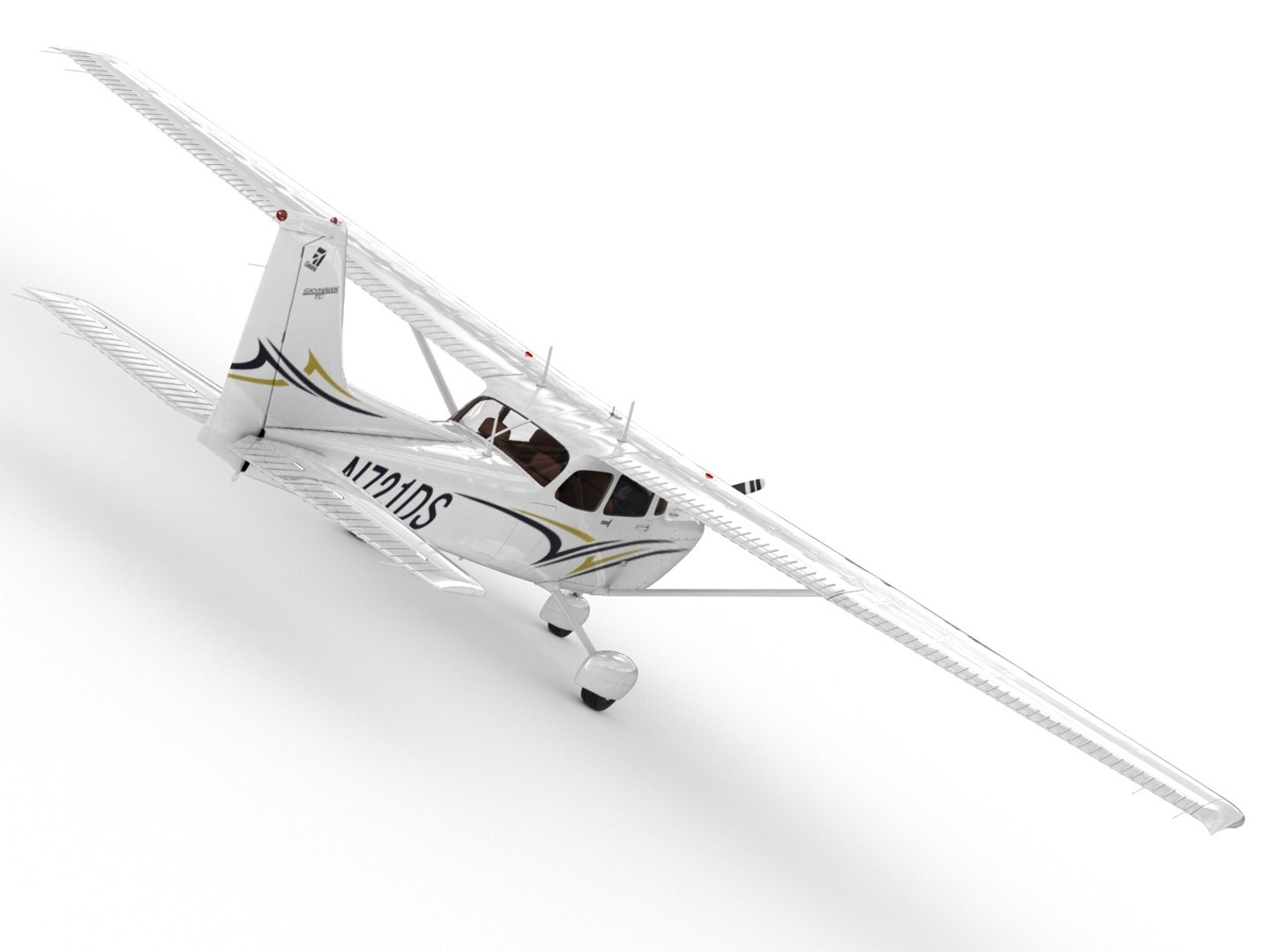 Cessna 172 Skyhawk 3d Model