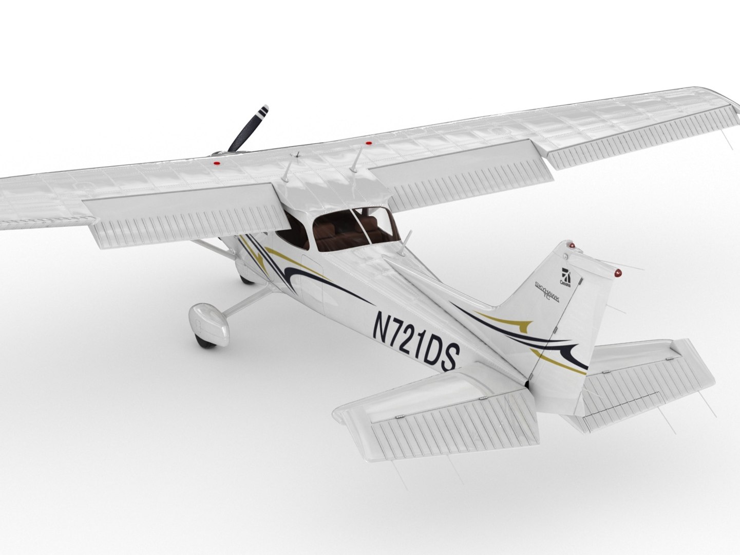 Cessna 172 Skyhawk 3d Model