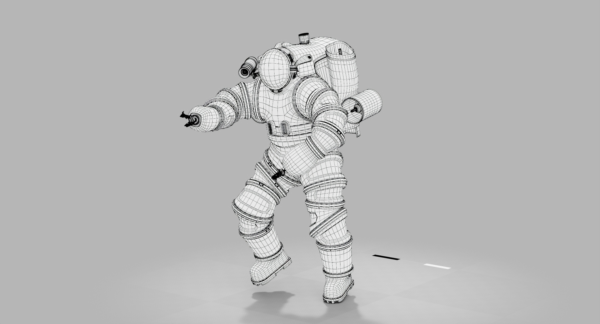 3D Atmospheric Diving Suit model TurboSquid 1716946