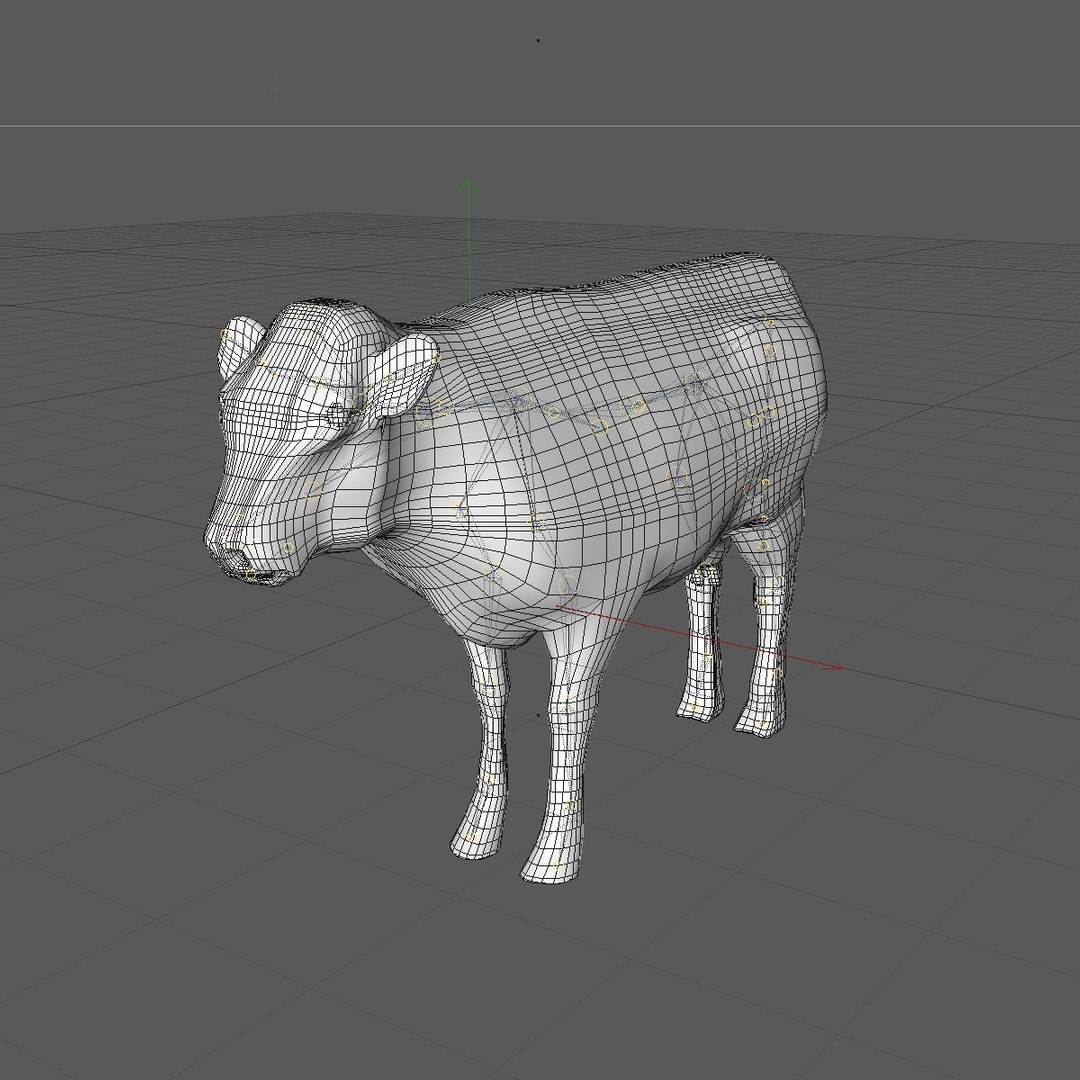 3D Realistic Cow Rigged Model - TurboSquid 1152462