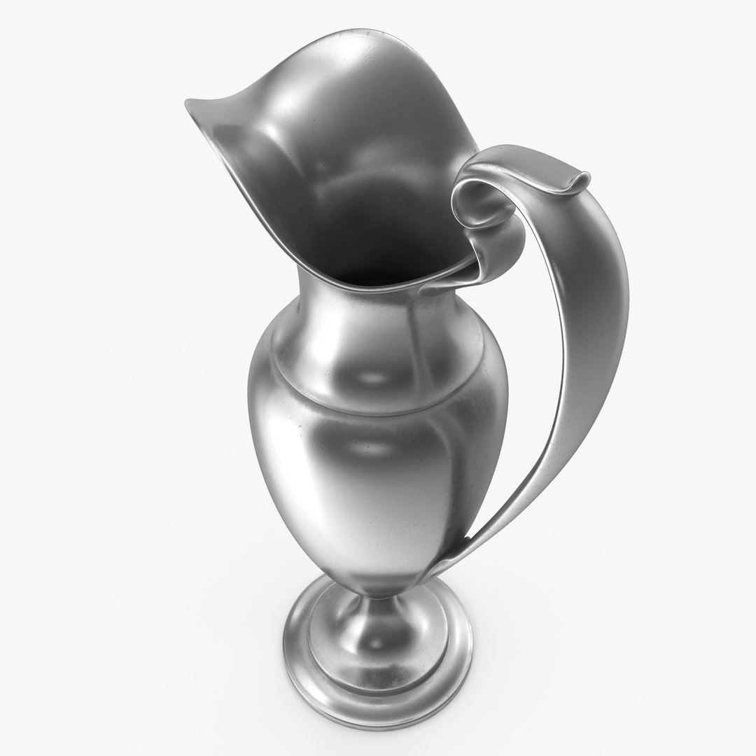Antique Large Sterling Silver Ewer Marked Dominick And Haff On The Base ...