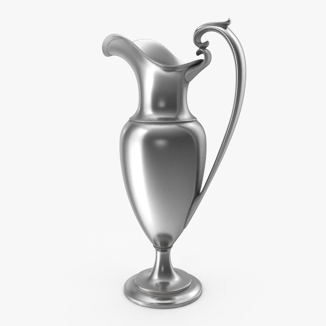 Antique Large Sterling Silver Ewer Marked Dominick And Haff On The Base ...