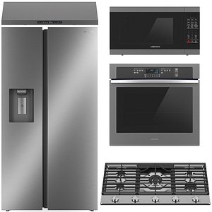 3D SAMSUNG kitchen appliances model