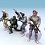 insurgent terrorist character military 3d model