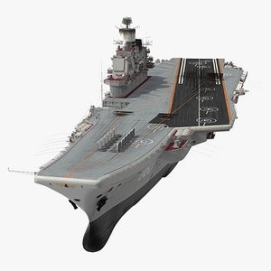 admiral kuznetsov aircraft carrier 3D
