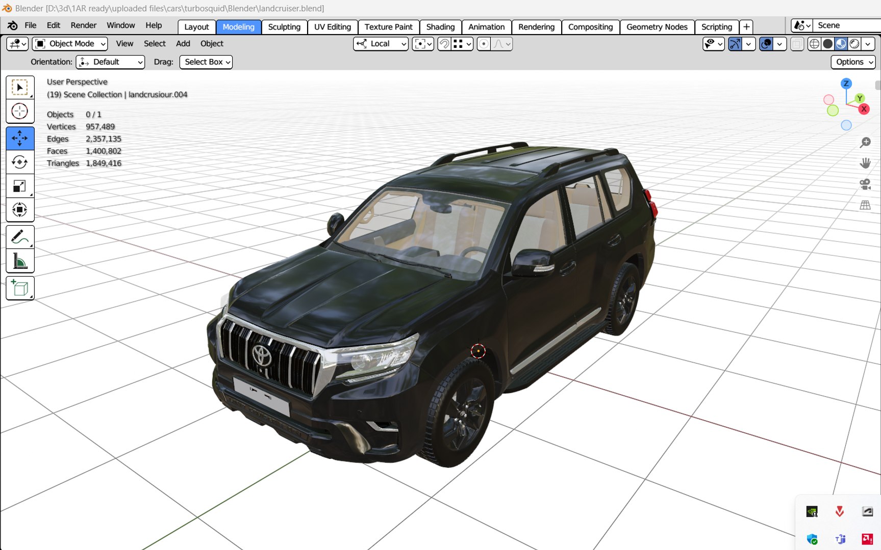 3D land cruiser prado model - TurboSquid 2156117