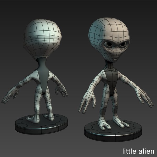 3D alien model - TurboSquid 1161811