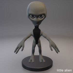 3D alien model