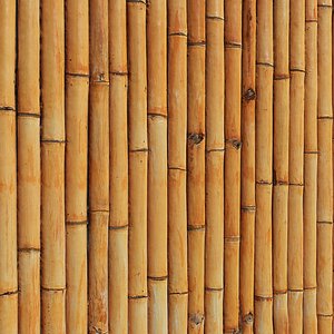 ultra realistic bamboo fence 3D model