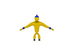 3D Stickman chracter 1