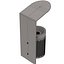 Zigzag wall mounted gray ashtray