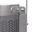 Zigzag wall mounted gray ashtray