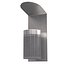 Zigzag wall mounted gray ashtray