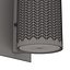 Zigzag wall mounted gray ashtray