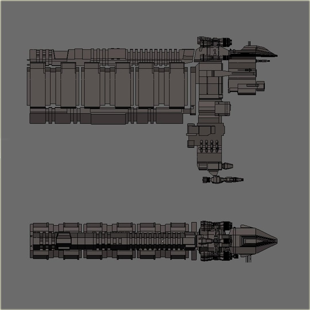 Cargo Drill Laser 3d Model