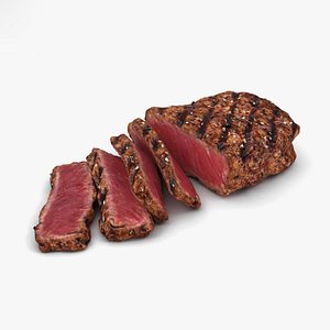 medium rare steak model