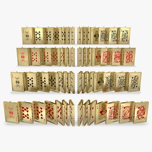 Playing Card Pendants Set