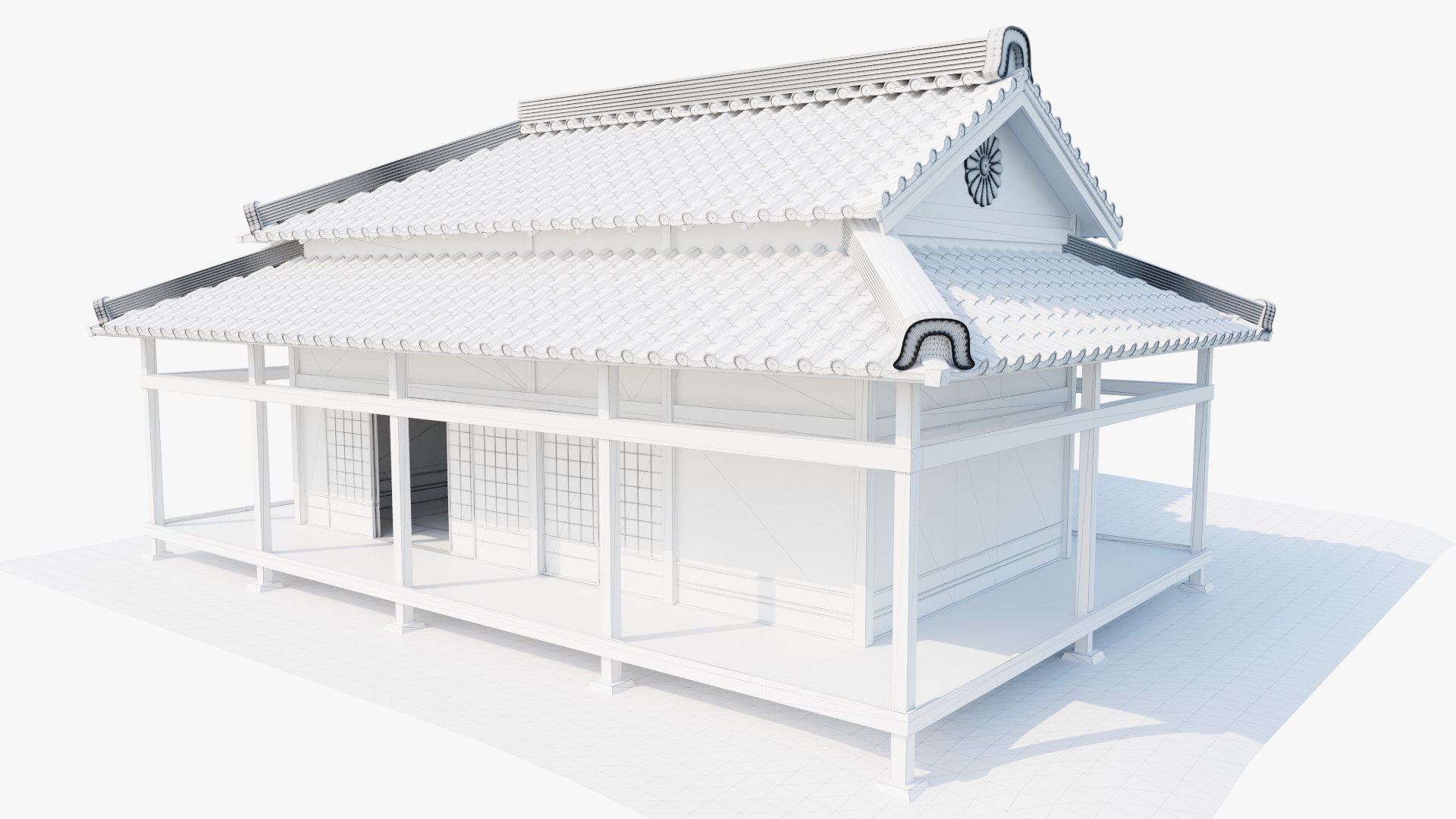 3d Model Traditional Japanese House Turbosquid 1823842