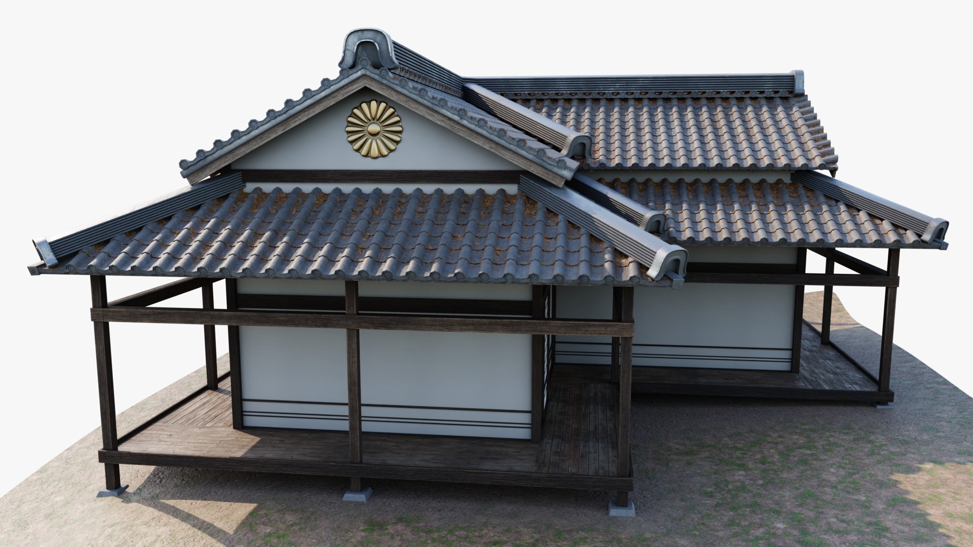 3d Model Traditional Japanese House Turbosquid 1823842