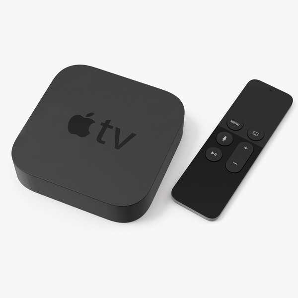 modèle 3D de Apple TV avec télécommande - TurboSquid 2203531