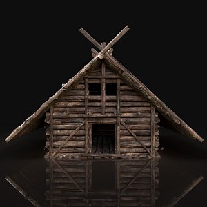 NEXT GEN AAA FANTASY MEDIEVAL VIKING WOODEN COTTAGE HOUSE HUT